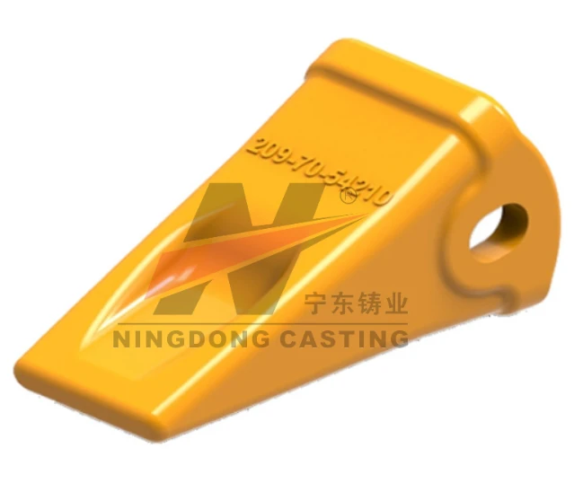 209-70-54210 Replacement Parts Komatsu PC650 Tooth